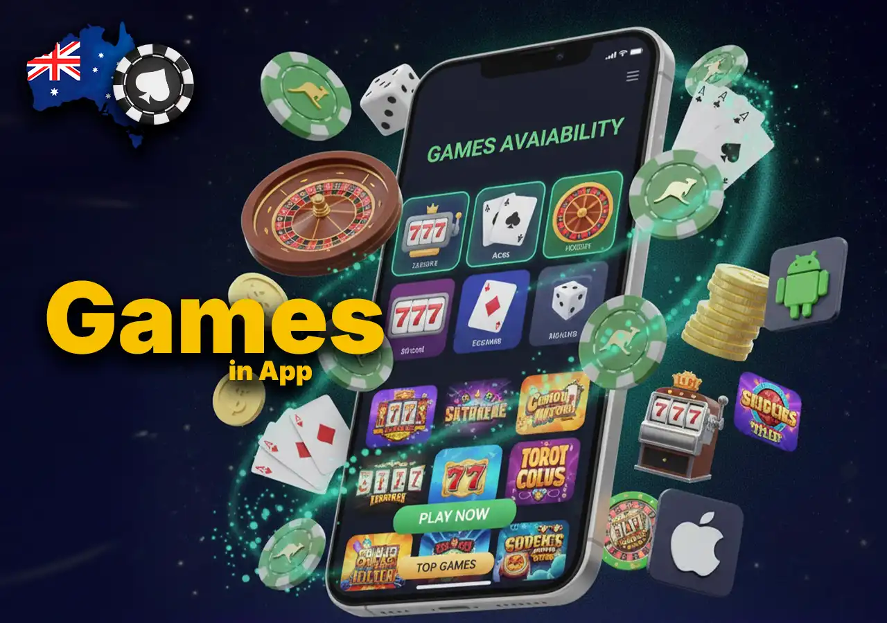 Casino Games Available in Mobile Apps for Aussie Players