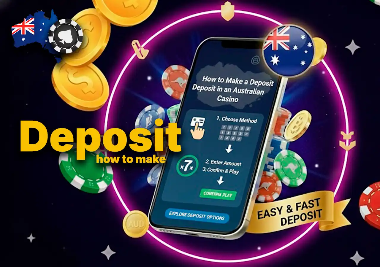 How to make a deposit at an Australian online casino